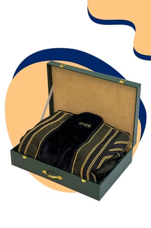 Golden Green Box- صندوق هدية فاخر فروة