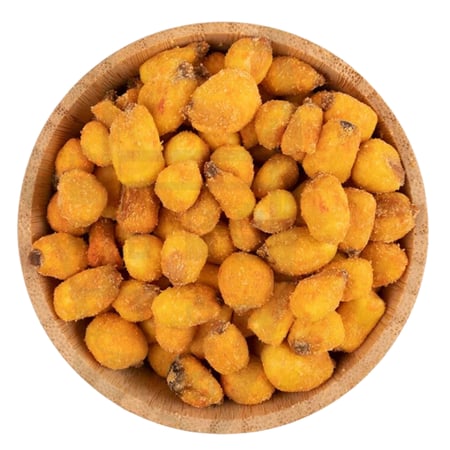 ذرة محمصة بنكهة الجبنة