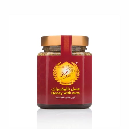 عسل بالمكسرات