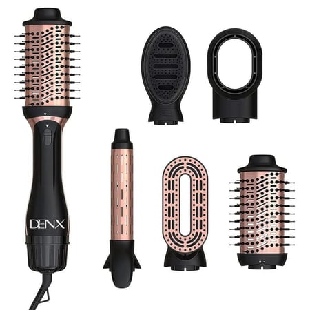 مجفف شعر 5 في 1 DENIX DX1381 احترافي برؤوس متعددة 1200W