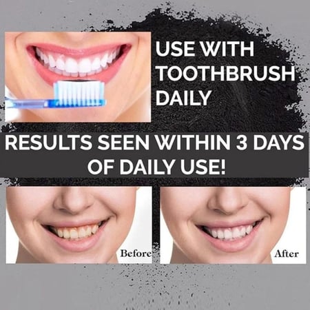 بودرة الفحم Oralhoe لتبييض طبيعي للأسنان  3
