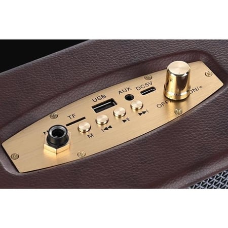 مكبر صوت لاسلكي SK-2027 بتقنية البلوتوث يدعم AUX، TF، USB، وظيفة راديو FM