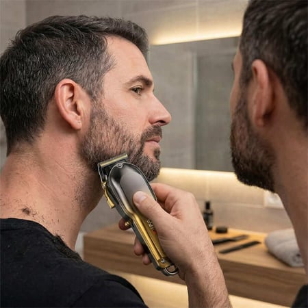 ماكينة حلاقة الوكيل AHT-005 الاحترافية بطارية 300 دقيقة وشاشة LED  6