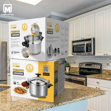 طنجرة الضغط DENX DX3428 بسعة 7 لتر 8