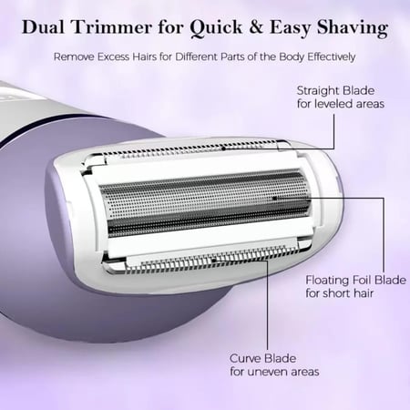 جهاز العناية المتكامل 6 في 1 لإزالة الشعر والتقشير من DENX DX1377  2