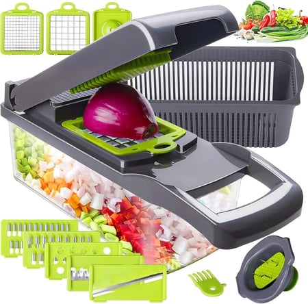 قطاعة خضروات DENX DX2025 متعددة الوظائف 5