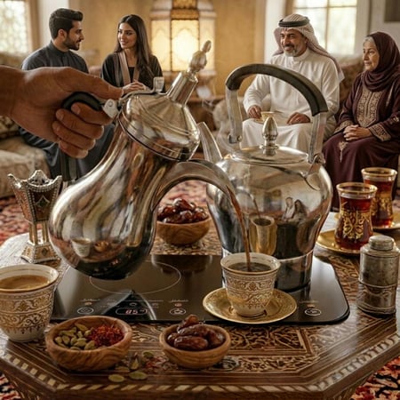 طقم DENX DX3410 الكهربائي للقهوة والشاي 1600 واط ستانلس ستيل 304 1