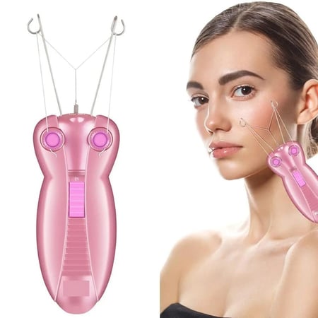 جهاز إزالة الشعر BROWNS 2777 بالخيط القطني مع إضاءة LED