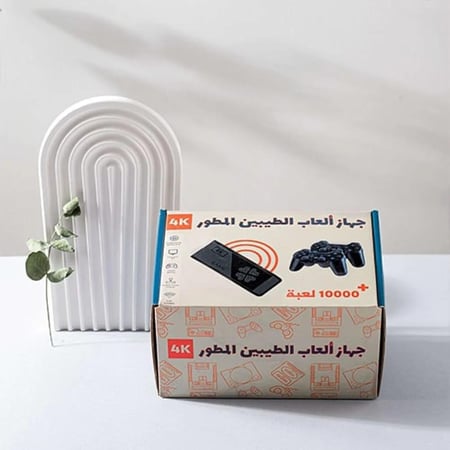 جهاز ألعاب الطيبين المطور مع أكثر من 10,000 لعبة كلاسيكية، يدعم HDMI، مع وحدتي تحكم لاسلكية