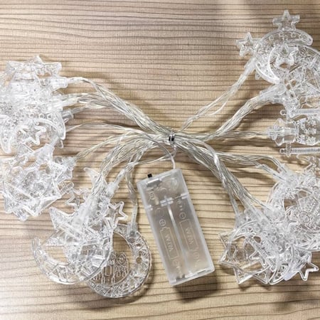 سلسلة إضاءة نجوم وقمر  5