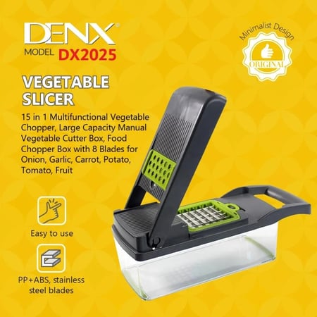 قطاعة خضروات DENX DX2025 متعددة الوظائف 7