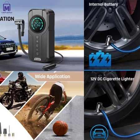 مضخة هواء ذكية محمولة PRIMO PLUS PR605   5