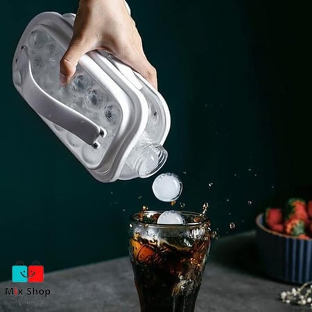 قالب مكعبات الثلج 2 في 1 يوفر نحو 17 كرة ثلج ويعمل كزجاجة مياه 3