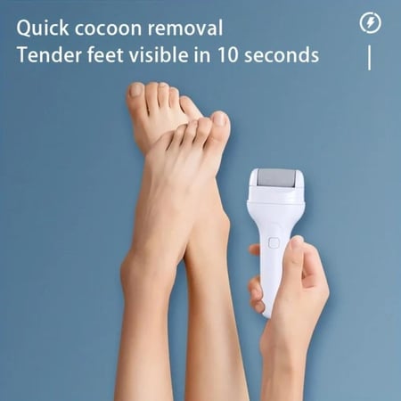 أداة الباديكير الكهربائية لإزالة التشققات والجلد الميت مع بطارية 7