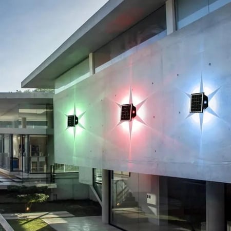 مصباح حائط جداري يعمل بالطاقة الشمسية 1