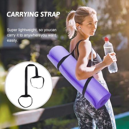 سجادة يوجا مضادة للانزلاق بسمك 1/2 بوصة