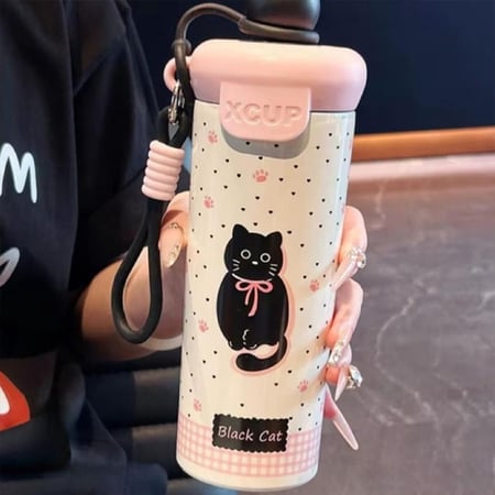 كوب حراري ستانلس ستيل معزول مانع للتسريب تصميم عملي  3