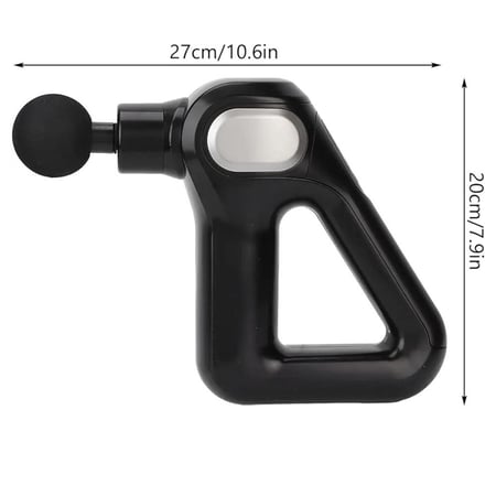 مسدس تدليك عضلي DENX  DX1716 بـ 12 مستوى قوة و8 رؤوس قابلة للتبديل  2