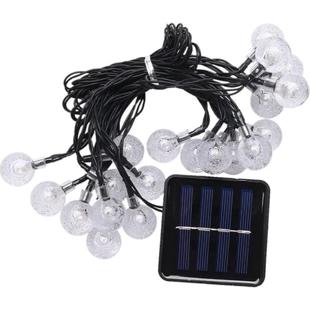 سلسلة إضاءة LED كروية بالطاقة الشمسية 10 أمتار