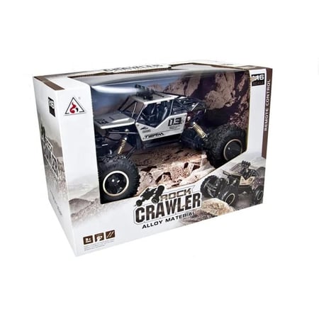 سيارة Rock Crawler Alloy Material  بتحكم عن بُعد بتردد 2.4 جيجاهرتز - متعة القيادة  للأطفال