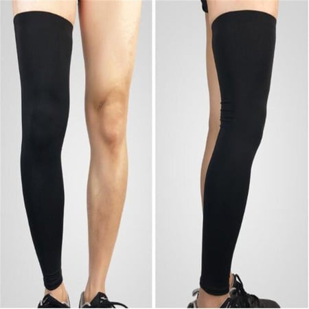 واقي ركبة مضاد للانزلاق بتصميم ضاغط لحماية الركبة من الإصابات .