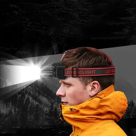 مصباح الرأس الذكي بإضاءة LED قوية 3