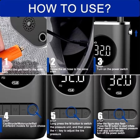 مضخة هواء DENX DX1791  4