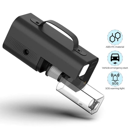 جهاز طوارئ DENX DX3328 لتشغيل السيارة ونفخ الإطارات مع باور بنك  3