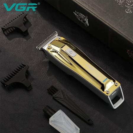 ماكينة حلاقة VGR V-955 احترافية لاسلكية 100 دقيقة بشفرات فولاذ 4