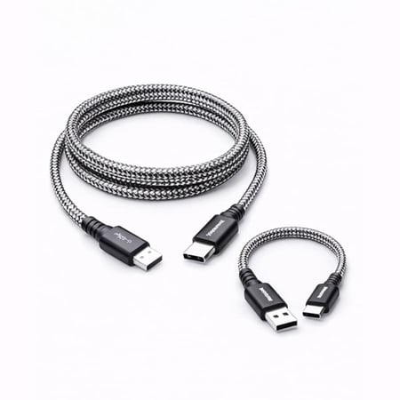 كابل شحن سريع Type-C إلى Type-C بقوة 60W ومقاوم للقطع لشحن اللابتوب 1