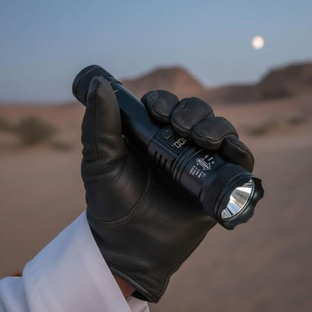 كشاف يدوي LED قوي JK-66 بسطوع 300 لومن وزوم قابل للتعديل وشحن USB  9