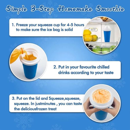 كوب صانع ايس كريم والمثلجات من السوائل DENX DX2542 بسعة 300 ملل 6