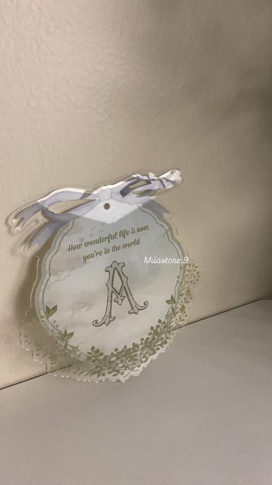 بطاقة مولود اكريلك