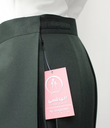 تنورة زيتي موديل (4) بدون قميص