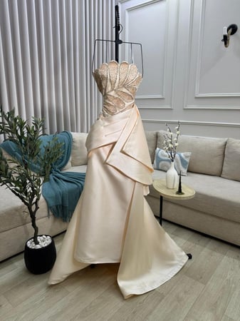 فستان سهره بيج