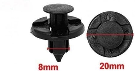 كلبسات 8 ملي نيسان وانفينتي 100 قطعه