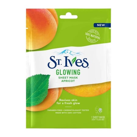 قناع ورقي بالمشمش لبشرة لامعة من سانت آيفز