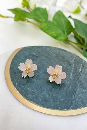 اقراط سيشل - وردة