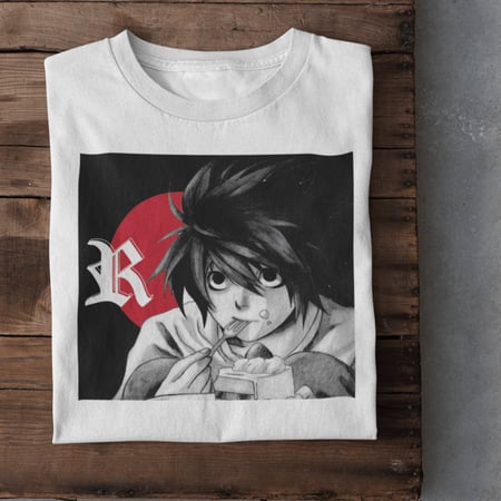 تيشرت أنمي مذكرة الموت