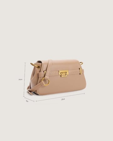 شنطة نسائية بلون وردي بحجم متوسط لكل الأوقات