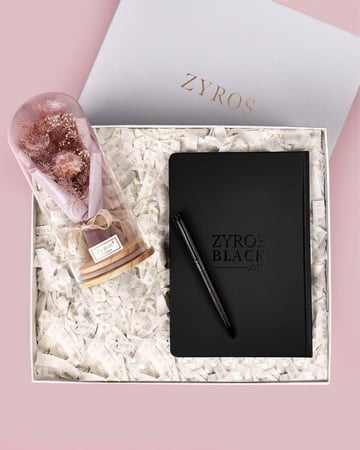 هدية نسائية دفتر ملاحظات وورد دائم