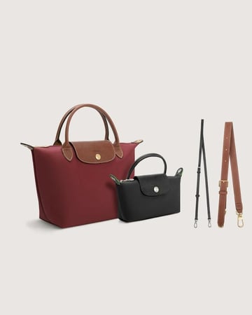 طقم شنطتين مقاس صغير عودي وأسود