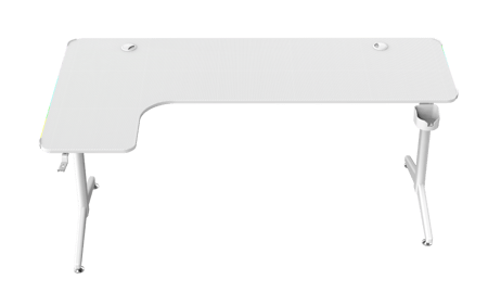 طاولة قيمنق زاوية يسار/ابيض