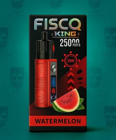 سحبة فيسكو كينج 25000 FISCO KING 25000 Puffs بطيخ