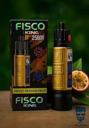 سحبة فيسكو كينج 25000 FISCO KING 25000 Puffs باشن فروت