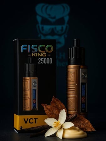 سحبة فيسكو كينج 25000 FISCO KING 25000 Puffs فانيلا توباكو