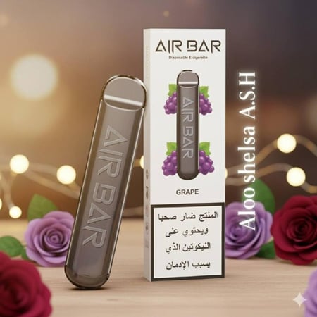 air bar grape 500 puffs عنب سحبة فيب