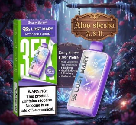 Lost Mary MT35000 Turbo Scary Berry سحبة 35000 موشة سكيري بيري مكس توت
