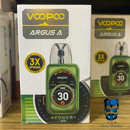 جهاز Voopoo Argus A مع شاشة عرض رقمية وبطارية 1100mAh تصميم جذاب وانيق