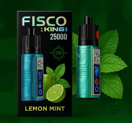 سحبة فيسكو كينج 25000 FISCO KING 25000 Puffs ليمون نعناع